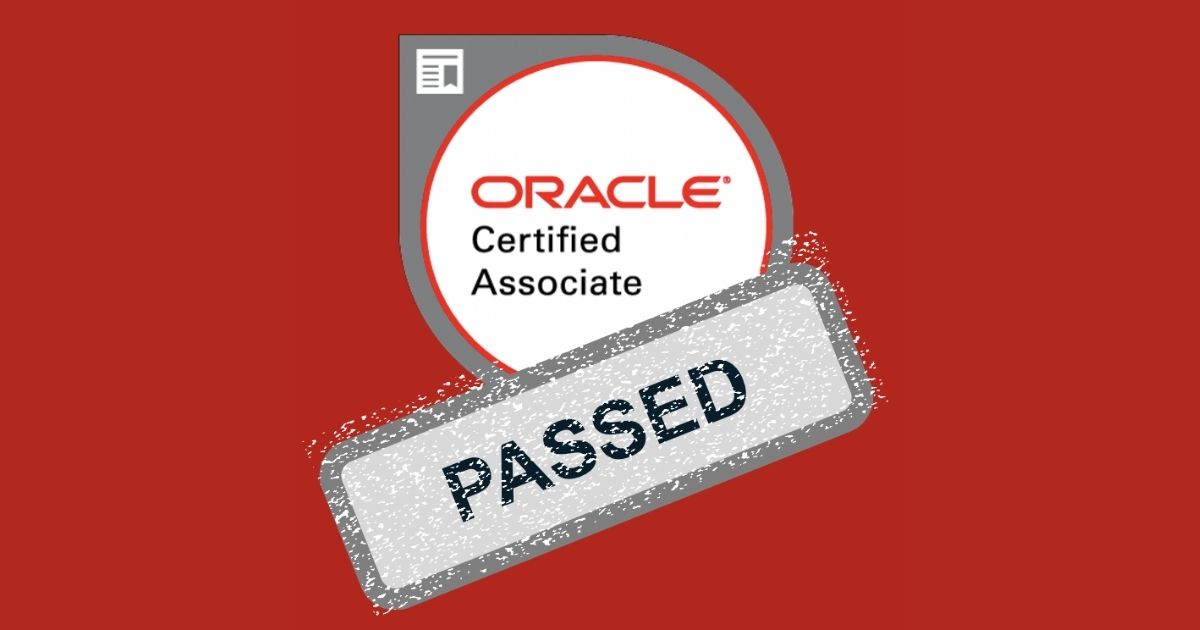 oracle certified associate