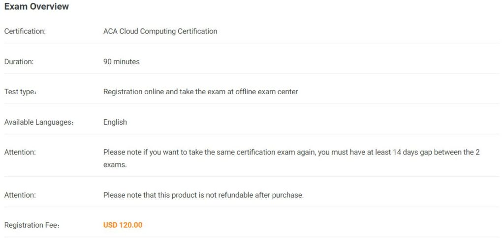 Valid ACA-Cloud1 Exam Test