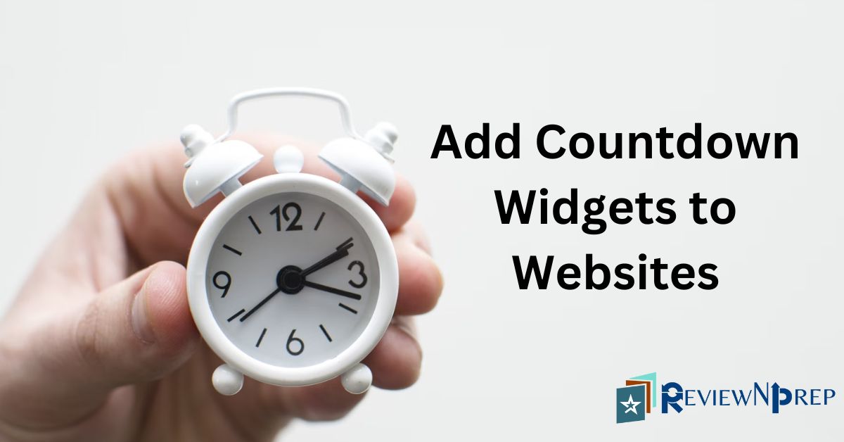 Add Countdown Widget To Websites