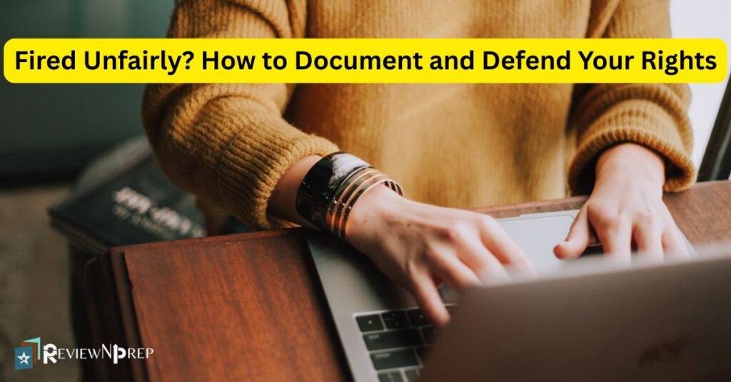 How to Document Evidence for Wrongful Termination Cases - ReviewNPrep